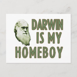 Darwin är min hempojke vykort