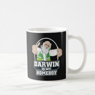 Darwin är min Homeboy (full färg) Kaffemugg