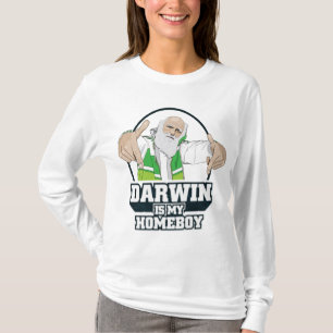 Darwin är min Homeboy (full färg) T Shirt