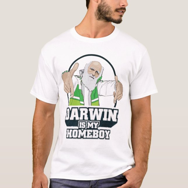 Darwin är min Homeboy (full färg) Tröja (Framsida)