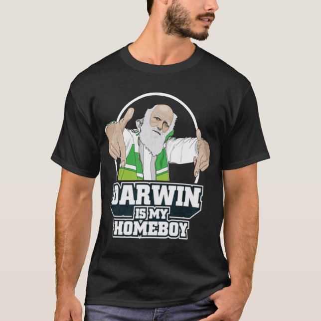 Darwin är min Homeboy (full färg) Tröja (Framsida)