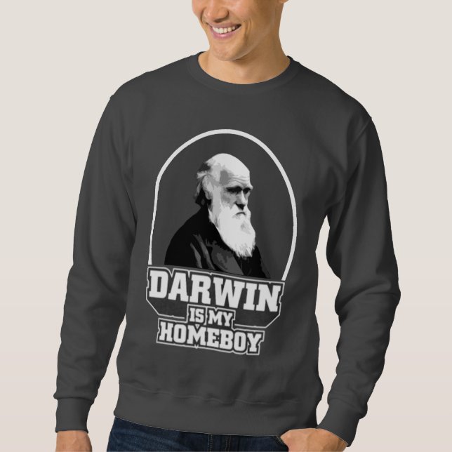 Darwin är min Homeboy Sweatshirt (Framsida)