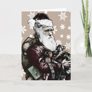 Darwin ateistjulkort (färg) helgkort