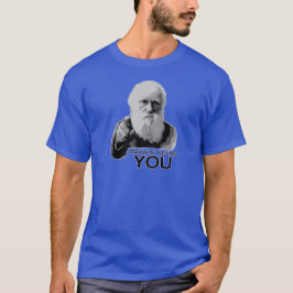 Darwin behöver dig (mörka färger) tee