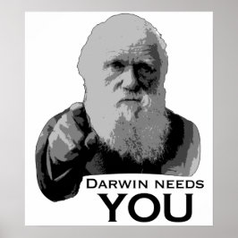 Darwin behöver dig! poster