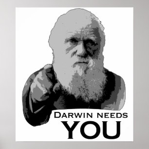 Darwin behöver dig! poster