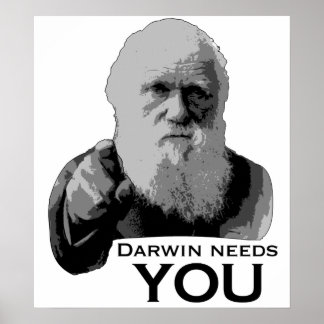 Darwin behöver dig! poster