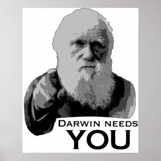 Darwin behöver dig! poster