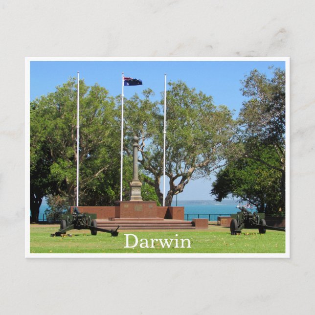 Darwin Cenotafien Vykort (Framsida)