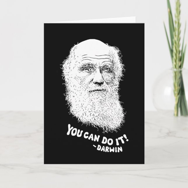 Darwin - du kan göra det tack kort (Framsida)