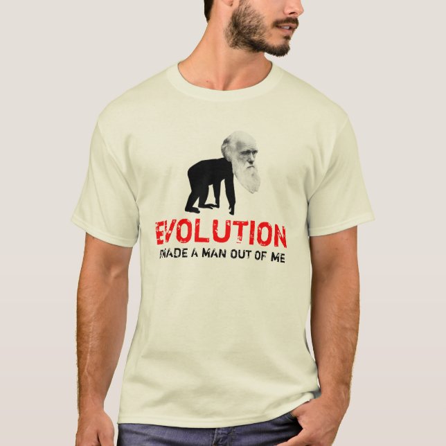 Darwin evolution tee shirt (Framsida)