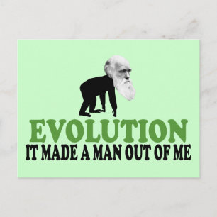 Darwin evolution vykort