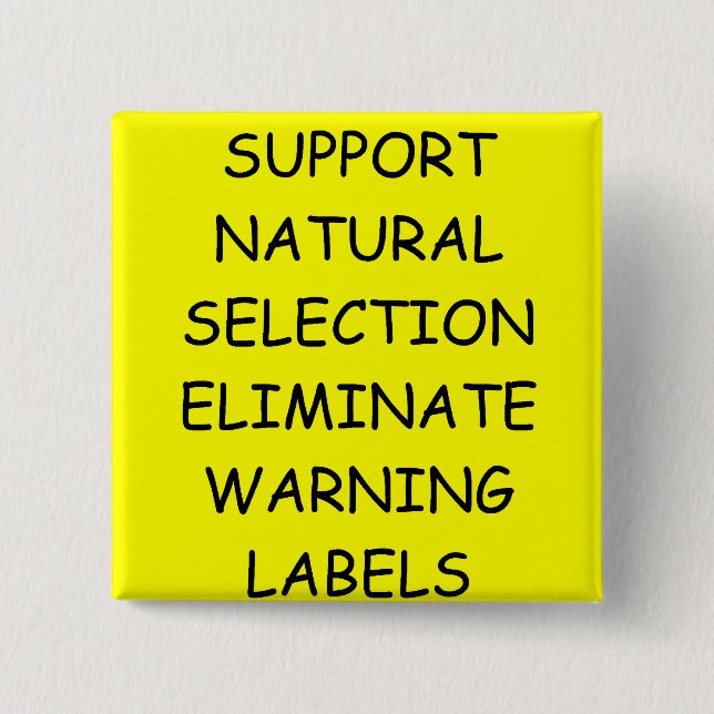 DARWIN evolutionskämt Knapp (Framsida)