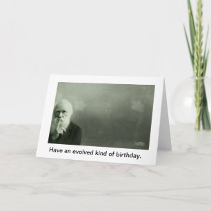 Darwin födelsedagkort kort
