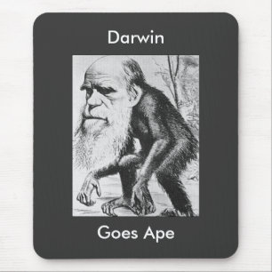 Darwin Goes Ape Mousepad Musmatta