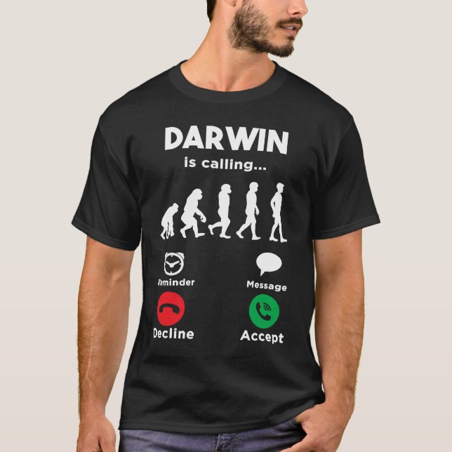 Darwin Is Calling 2022 T Shirt (Framsida)