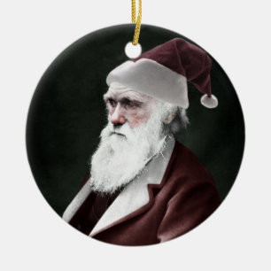 Darwin jultomten julgransprydnad keramik