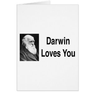 Darwin Kärlek You 2 Hälsningskort