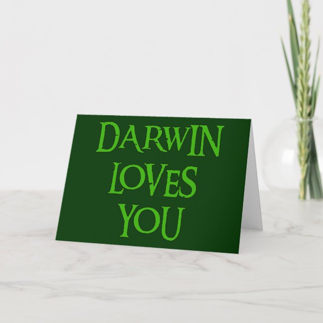 Darwin Kärlek You Kort (Framsida)
