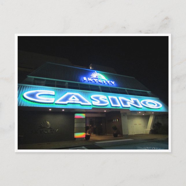 Darwin kasino vykort (Framsida)