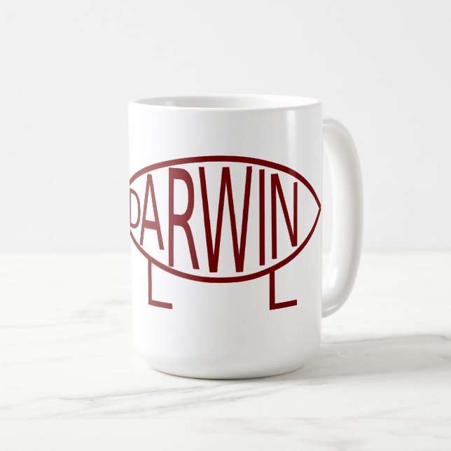 Darwin Lettering Mugg (Framsida höger)