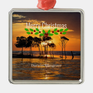 Darwin mangrove, God jul Julgransprydnad Metall