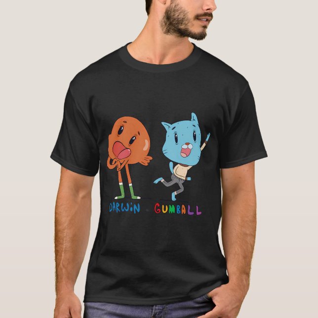 Darwin -n- Gumball T Shirt (Framsida)