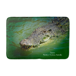 Darwin Northern Territory - Crokodile Bath Mat Badrumsmatta