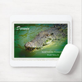 Darwin Northern Territory - Crokodile Mouse Pad Musmatta
