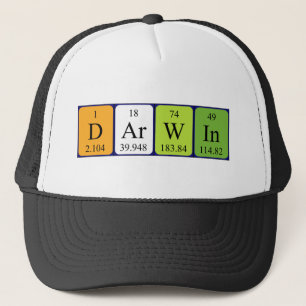 Darwin periodisk bord namn hat keps