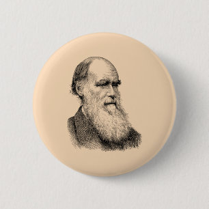 Darwin Porträtt Evolution/ Charles Darwin Knapp