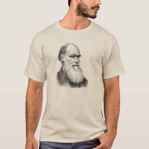 Darwin Porträtt Evolution/ Charles Darwin T Shirt