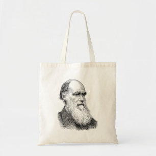 Darwin Porträtt Evolution/ Charles Darwin Tygkasse