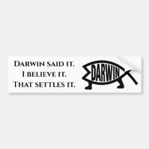 Darwin sa det bildekal