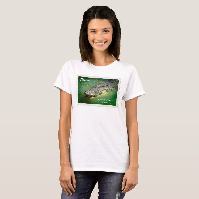 Darwin Saltwater Crokodile T-Shirt (Hel framsida)
