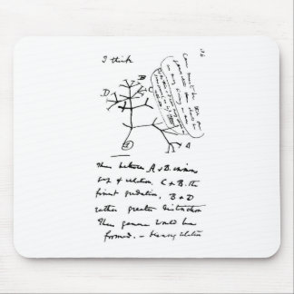 Darwin träd musmatta