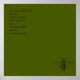 Darwin Ursprung of Species Poster