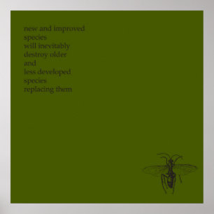 Darwin Ursprung of Species Poster