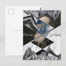 Darwin Var En Geolog Postkort