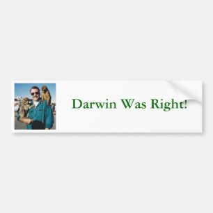 Darwin var höger! bildekal