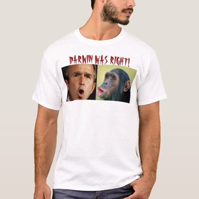 DARWIN VAR HÖGER T-SHIRT (Framsida)