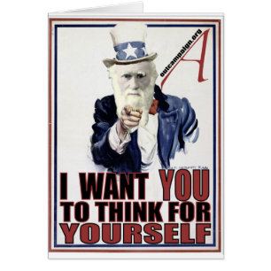 Darwin Wants You Hälsningskort