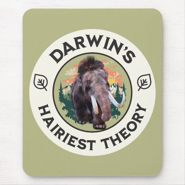 Darwins Hairiest Theory Wooly Mammoth Musmatta (Framsidan)