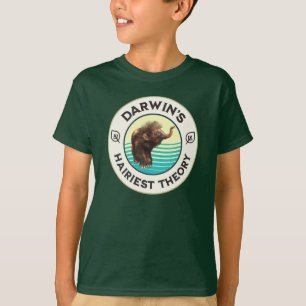 Darwins hairigaste teori söta ulliga mammutar t shirt