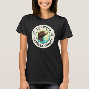 Darwins hairigaste teori söta ulliga mammutar t shirt