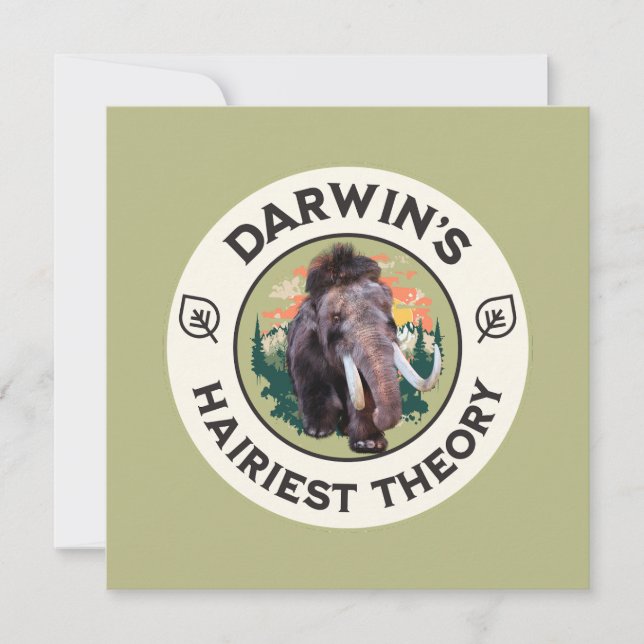 Darwins hårigaste teori Ulldamm  (Framsida)