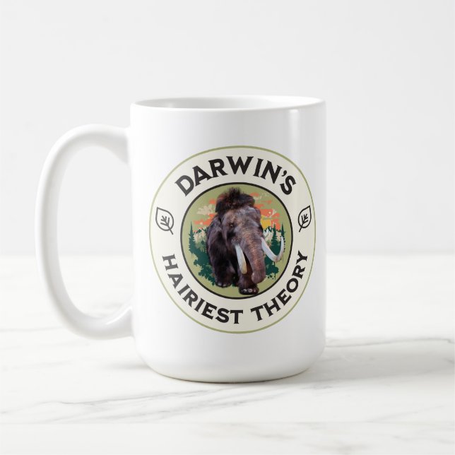Darwins hårigaste teori Ulldamm  Kaffemugg (Vänster)