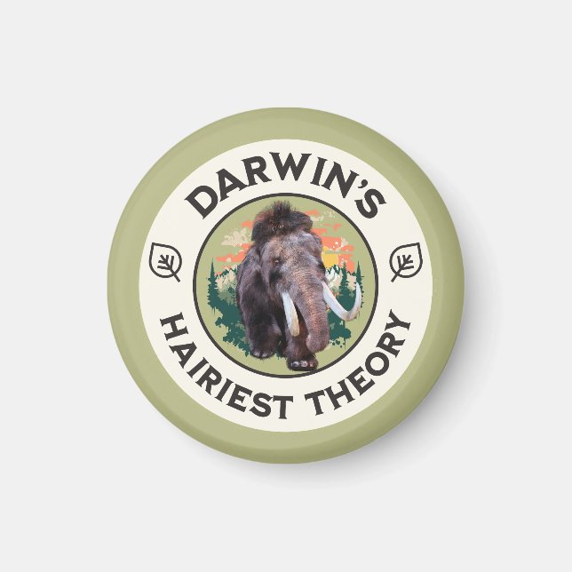 Darwins hårigaste teori Ulldamm  Magnet (Framsidan)