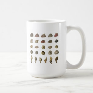Darwins långhalsmugg (vit) kaffemugg
