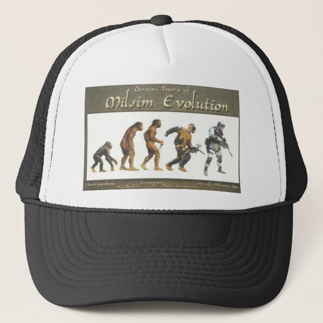 Darwins teori truckerkeps (Framsida)